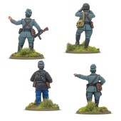 Comandantes del pelotón italiano.