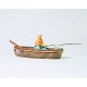 Angler in a boat. PREISER 28052