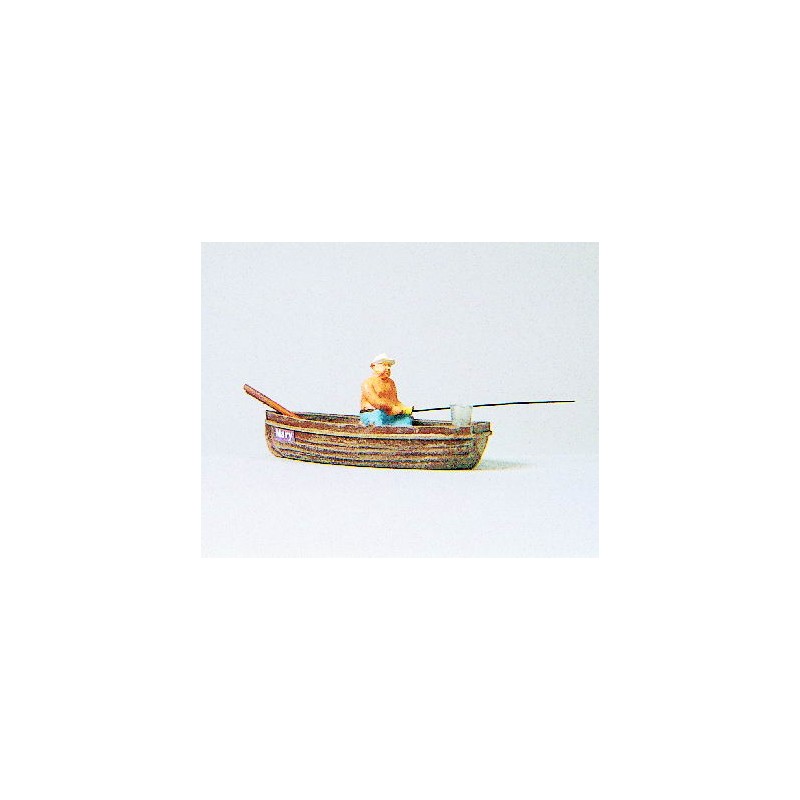 Angler in a boat. PREISER 28052