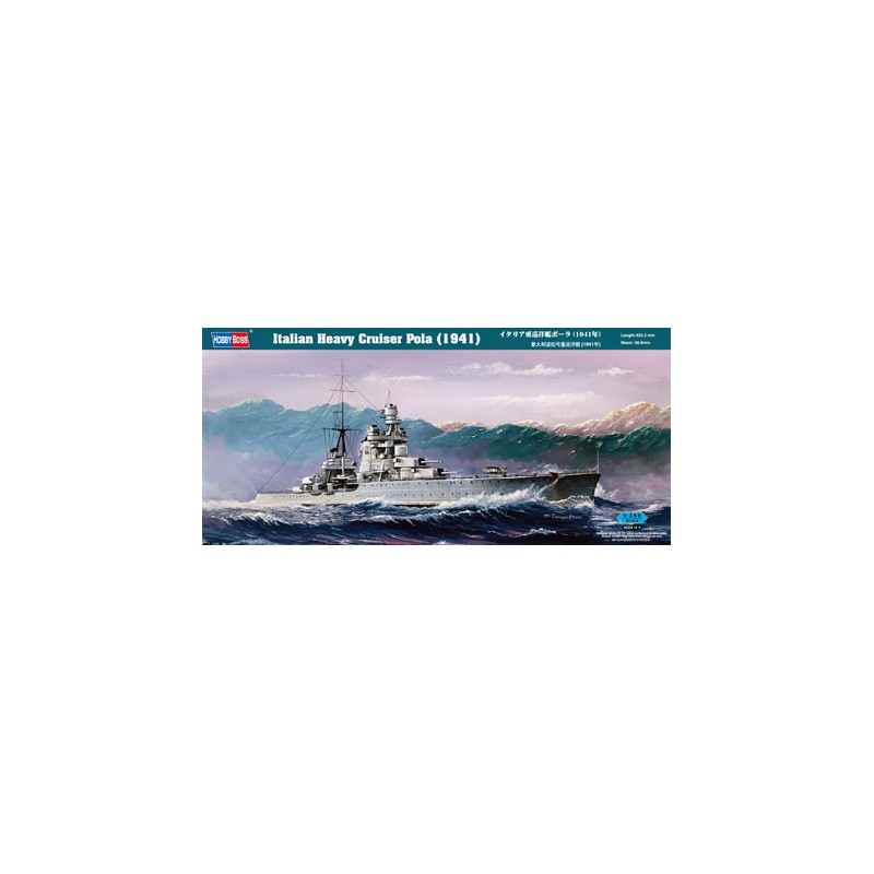 Crucero pesado italiano Pola (1941). HOBBY BOSS 86502