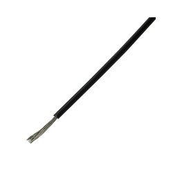 Black 1mm cable. 10-meter roll.
