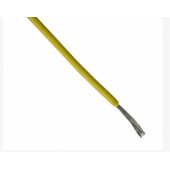 Cable amarillo de 1,2mm. Rollo de 10 metros.
