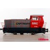 Diesel locomotive 312 SRC. Captrain.