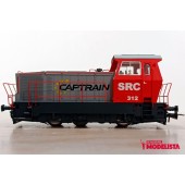 Locomotiva diesel 312 SRC. Treno di condensazione.