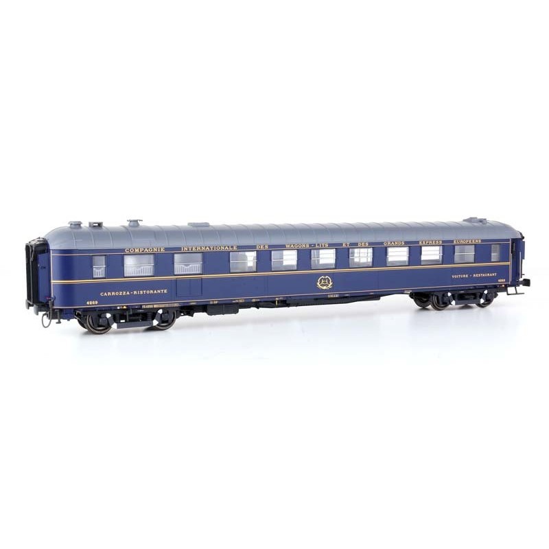 CIWL Speisewagen Breda Ep.III Wr 52 Plätze, blau, Livrée 1956, Monogramm, Italie