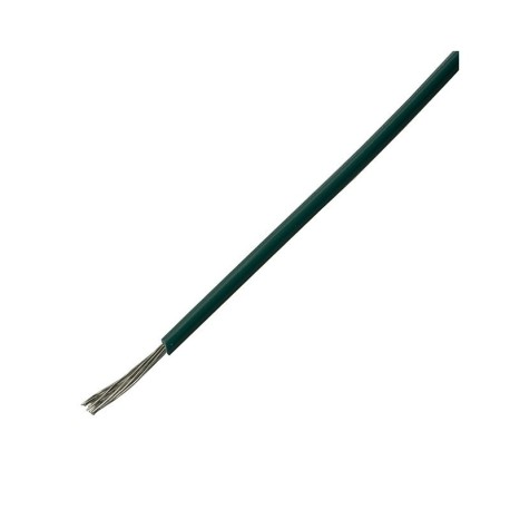 Câble vert de 1,4 mm. Rouleau de 10 mètres.