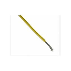 Cable amarillo de 1,4mm. Rollo de 10 metros.