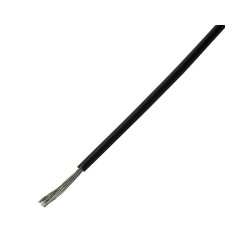 Black 1,4mm cable. 10-meter roll.
