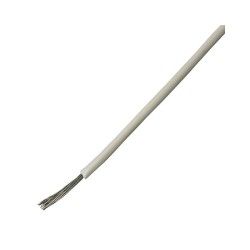 Cabo branco de 1,4 mm. Rolo de 10 metros.