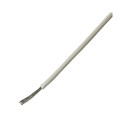 Cable blanco de 1,4mm. Rollo de 10 metros.