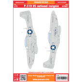 Insigne national américain du P-51D.