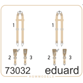 Photo-etched: Seatbelts Luftwaffe WWII bombers (Superfabric kit).
