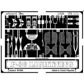 Photo-etched: P-38 (Academy kit).