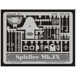 Foto-gravado Spitfire Mk.IX (kit ICM).