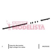 Cables de línea de alta tensión para 269 de RENFE.