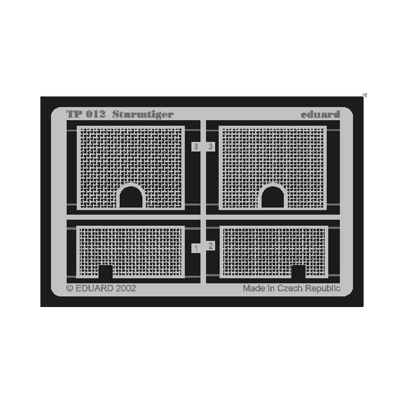 Photo-etched: Sturmtiger (for Tamiya).