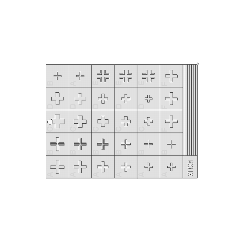 Masking: German Crosses 1 early.
