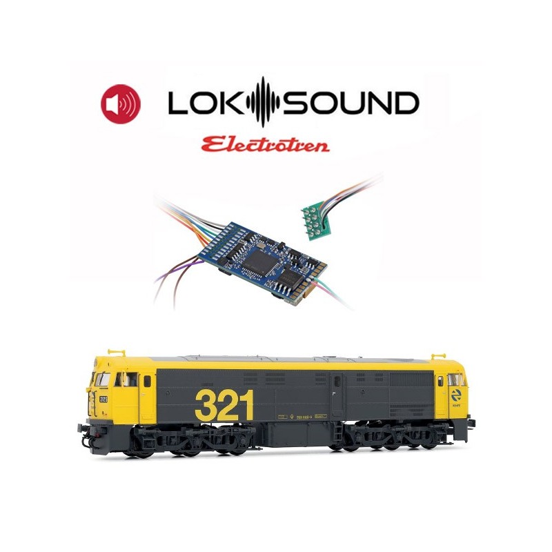 Digital decoder w/ sound for RENFE 321. ER301S321V