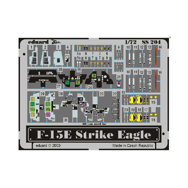 Fotograbado: F-15E (kit Hasegawa).