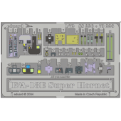 Fotogeätzte Folie: F-18E ( HASEGAWA Bausatz).