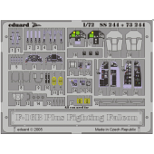 Photo-etched: F-16B Plus (Hasegawa kit).