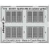 Fotograbado: Spitfire Mk.IX radiator grilles (kit Eduard).
