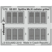 Fotograbado: Spitfire Mk.IX radiator grilles (kit Eduard).