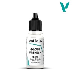 Glossy varnish 18 ml.