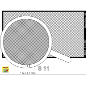 Reti e piastre forate (18 modelli - 80x45 mm).