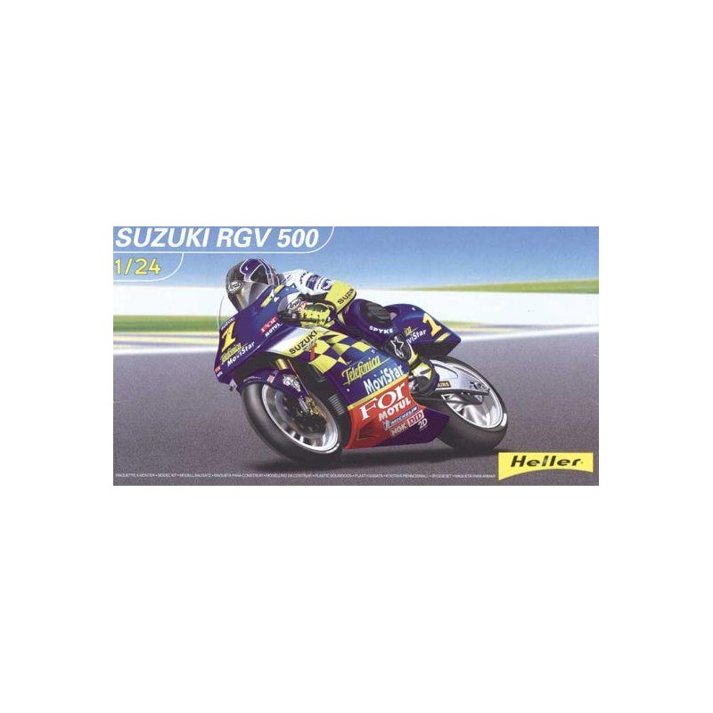 Moto Suzuki RGV 500. HELLER 80922