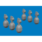 Impresión A4 Bomba de oxígeno de la USAAF de la WWII.