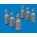 WWII USAAF oxygen cylinder A-6 print.