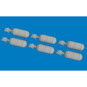 Drucken A6 USAAF Sauerstoffpumpe aus dem Zweiten Weltkrieg.
