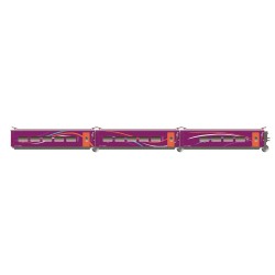 Set de 3 coches del tren de alta velocidad 
