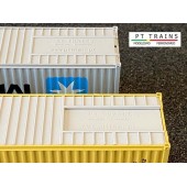 Container 40HC ''MSC'' (without decoration) white.