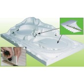 Feuille de polystyrène, 2,54 cm (x2)