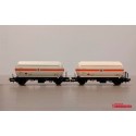 Set de vagones cisterna PR de gas ''Butano S.A'', RENFE.