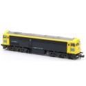 Diesel locomotive 321-046 G&O. Sound.