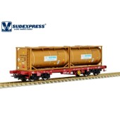 Carro CP Sgmms 028-0, con contenitori "AKZO NOBEL".