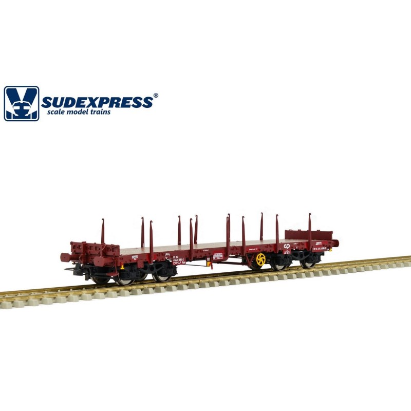 Vagón CP Sgs, sin carga.