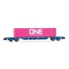 Carro portacontainer VTG, ''ONE''. RENFE.