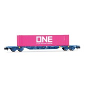 Carro portacontainer VTG, ''ONE''. RENFE.