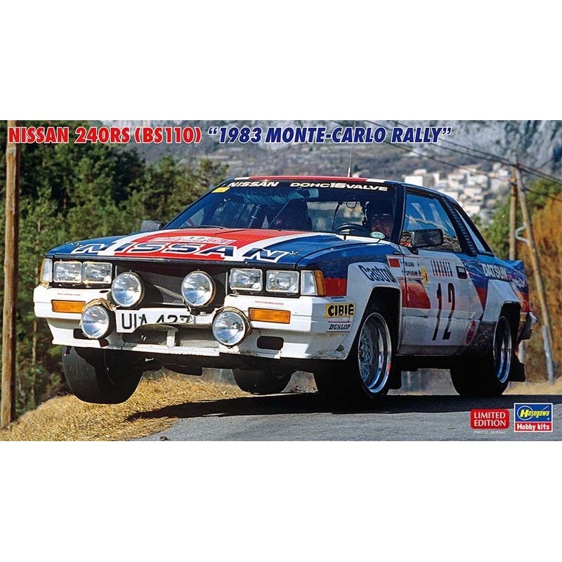 Nissan 240RS (BS110). Rally di Monte Carlo.
