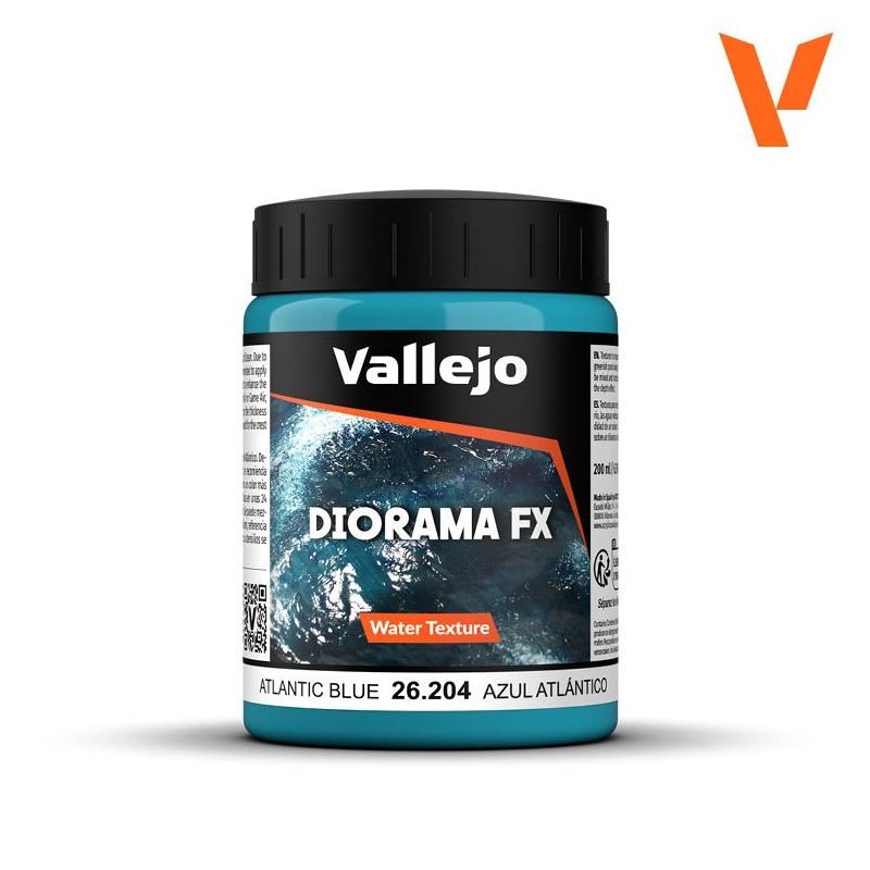 Materiale per creare l'acqua "Atlantic Blue".