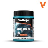 Materiale per creare l'acqua "Atlantic Blue".