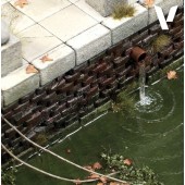 Material zur Herstellung von transparentem Wasser.