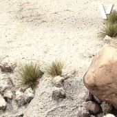 Sandsteinpaste, um Texturen zu erzielen.