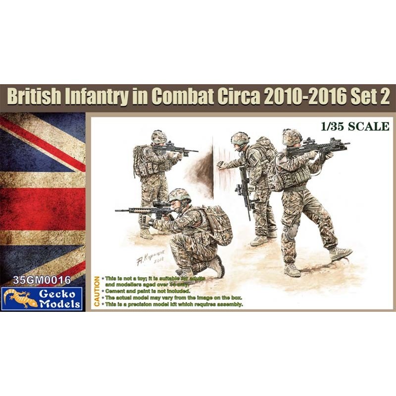 L’infanterie britannique au combat (2010-2016).