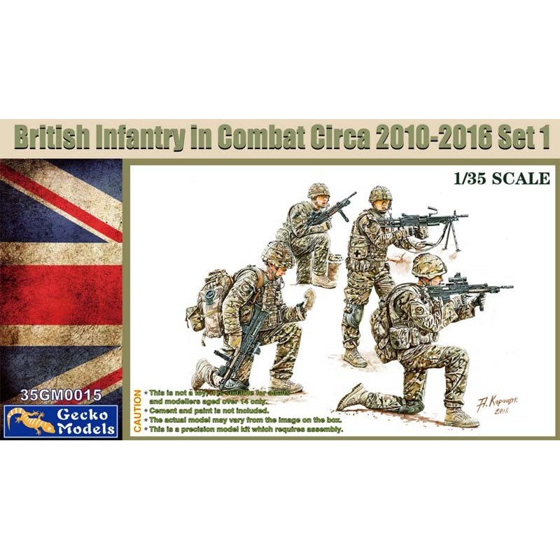 Infantería británica en combate (2010-2016).
