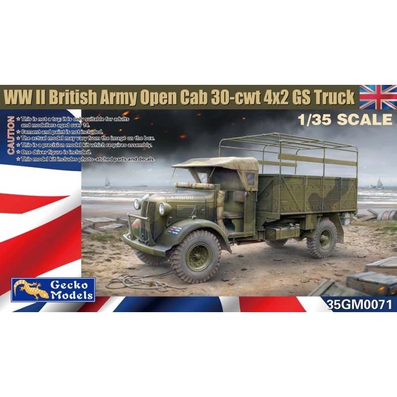 Britischer 4x2 LKW.